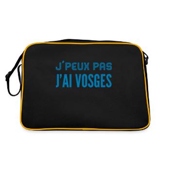 J'peux pas j'ai Vosges (Bleu) - Sac Retro - noir/or - Dos