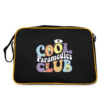Cool Paramedics Club EMT Squad Medical Assistant - Retro Bag - black/gold - Back