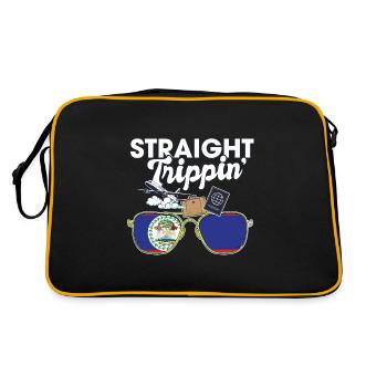 Straight Trippin' Belize Vacances Tour Voyage - Sac Retro - noir/or - Dos