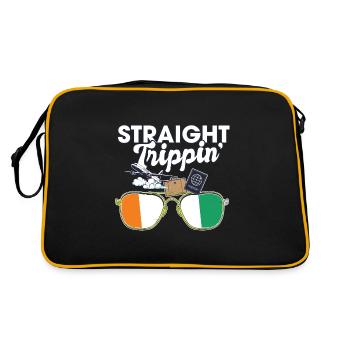 Straight Trippin' ' Ivory Vacances Tour Voyage - Sac Retro - noir/or - Dos