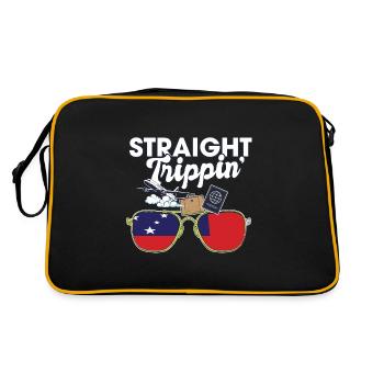 Straight Trippin' Samoa Vacation Tour Voyage - Sac Retro - noir/or - Dos
