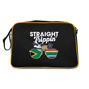 Voyage en Afrique du Sud - Sac Retro - noir/or - Dos