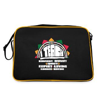 i Future HBCU Grad Teacher I Teach Confident - Retro Bag - black/gold - Back