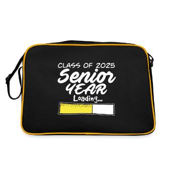 Class Of 2025 Senior Year Loading Future High - Retro Bag - black/gold - Back