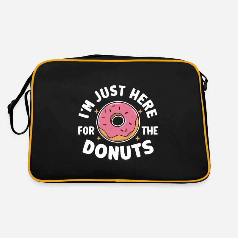 Donut Donuts Candy Bagel Retro Bag