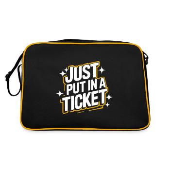 Technical Support Computer - Retro Bag - black/gold - Back