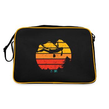 Canyoning Rock Climbing - Retro Bag - black/gold - Back