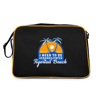 J’ai besoin d’être séahabilité Tigertail Beach - Sac Retro - noir/or - Dos