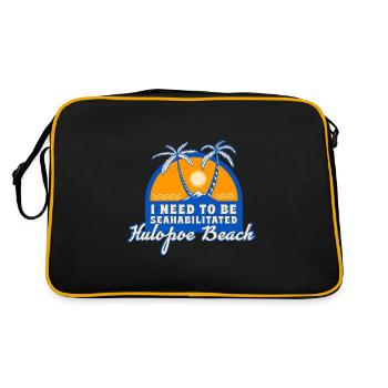 J’ai besoin d’être séahabilité Hulopoe Beach Été - Sac Retro - noir/or - Dos
