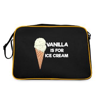 Vanilla Is For Ice Cream Vanille Eiscreme - Retro Bag - black/gold - Back