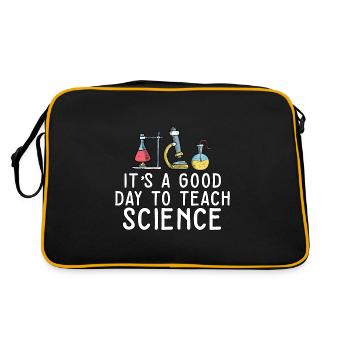 C’est une bonne journée Enseigner les sciences Professeur de sciences - Sac Retro - noir/or - Dos