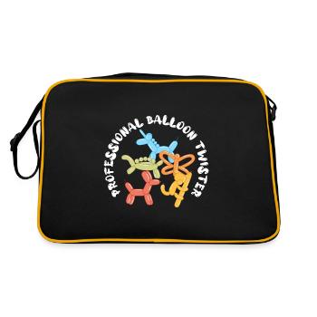 Professional Balloon Animal Twister Circus - Retro Tasche - Schwarz/Gold - Hinten