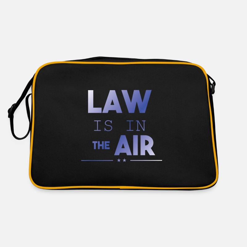 Law Student Study Design Law Is In The Air Retro Bag