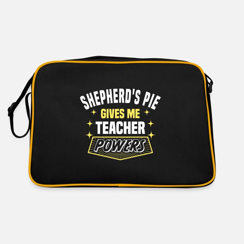 Shepherd’s Pie gives Me Teacher Powers Drôle Sac Retro