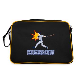 Baseball à coups de circuit - Sac Retro - noir/or - Dos