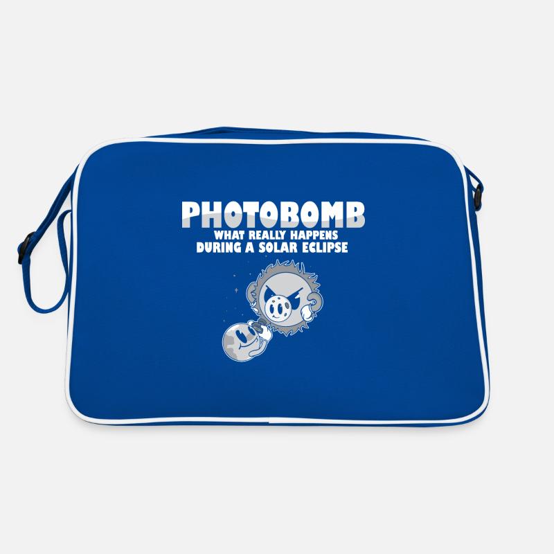 Total Solar Eclipse 2024 Totality Photobomb Sun Retro Bag