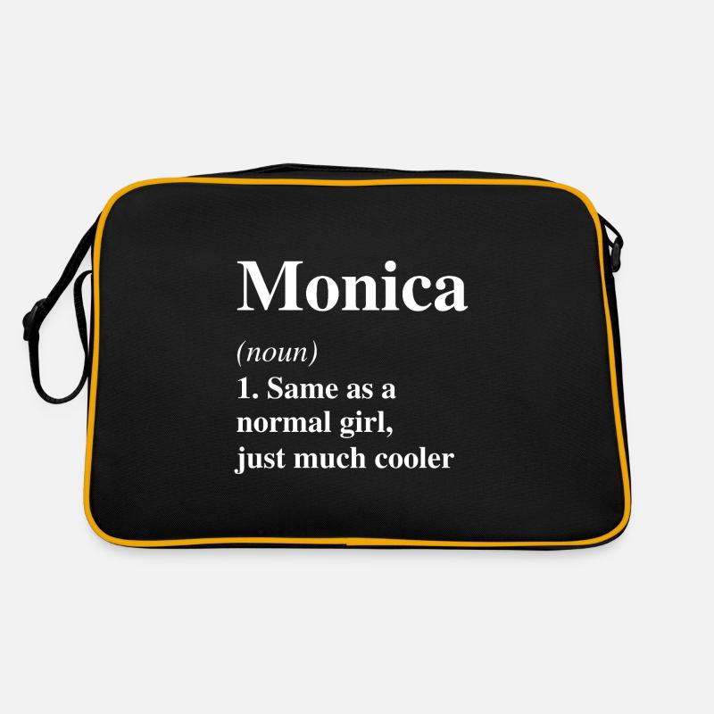 Monica Definition Cooler Name Spruch Geschenk Retro Tasche