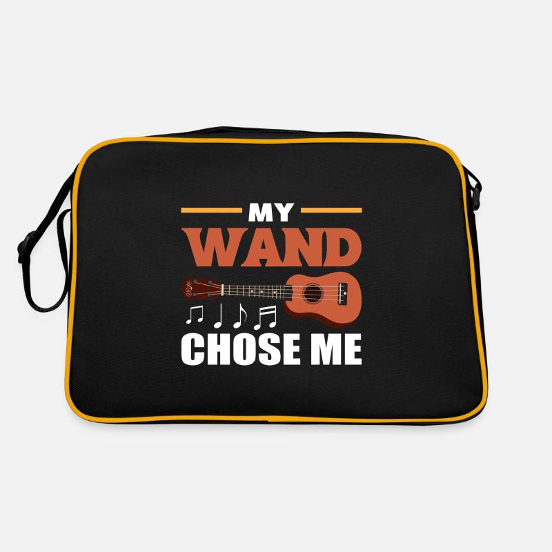 My Wand Chose Me Luthier - Retro Tasche - Schwarz/Gold