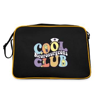 Club des neurochirurgiens cool Praticien en neurologie - Sac Retro - noir/or - Dos