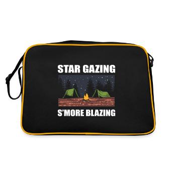 Astronomy Stargazing Motorhome - Retro Bag - black/gold - Back