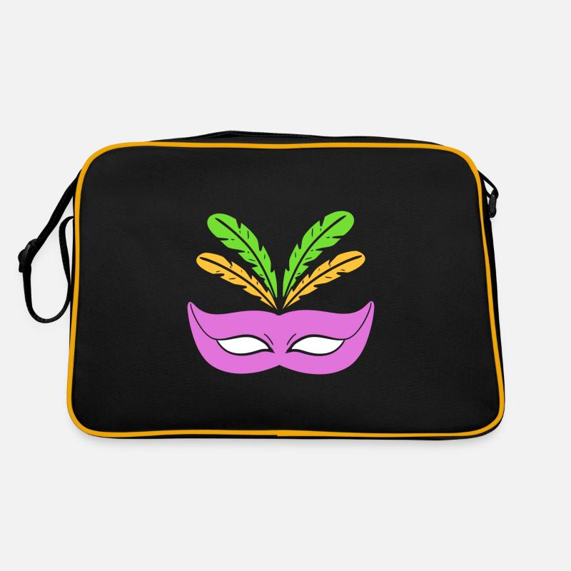 Mardi Gras Mask Mardi Gras Performer Retro Tasche