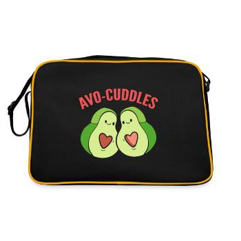 Avo-Cuddles Smoothie Mixer - Retro Tasche - Schwarz/Gold - Hinten