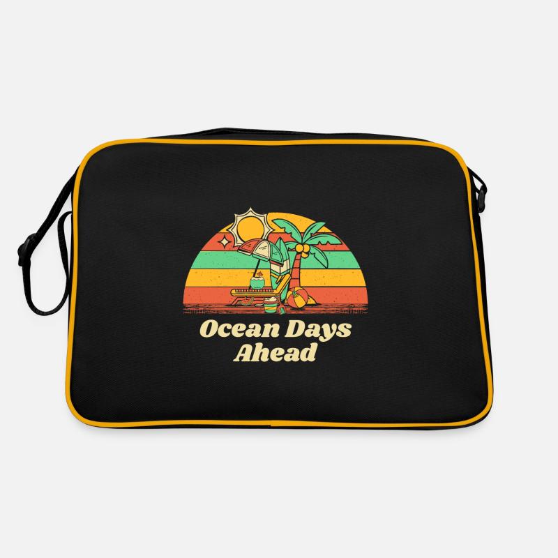 Ocean Days Ahead Vacances d’été Voyage tropical Sac Retro