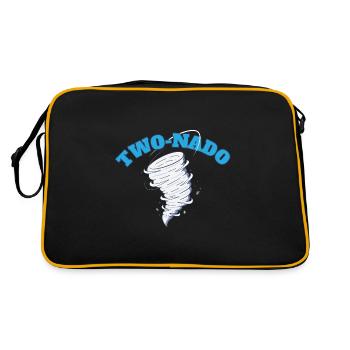 Deux Nado 2e anniversaire Tornade Thème Twonado 2 - Sac Retro - noir/or - Dos