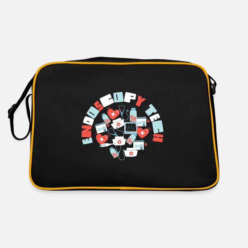 Unique Endoscopy Nurse and Gastro Squad Designs Retro Tasche