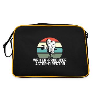 Writer Producer Actor Director Film Maker Movie - Retro Bag - black/gold - Back