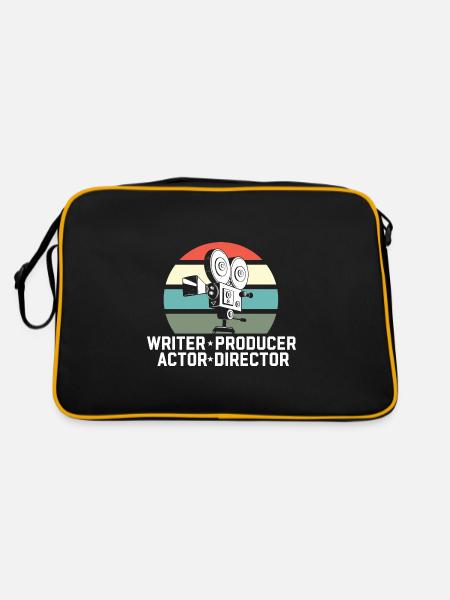 Writer Producer Actor Director Film Maker Movie - Retro Bag - black/gold - Back