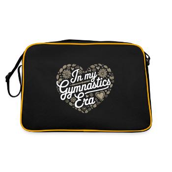 Turnen Turner Gymnastik - Retro Tasche - Schwarz/Gold - Hinten