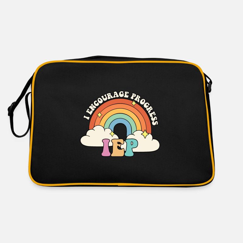 I Encourage Progress Groovy Sped Teacher Retro Tasche