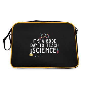 C’est une bonne journée Enseigner les sciences Professeur de sciences - Sac Retro - noir/or - Dos