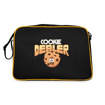 Girl Scout Troop Chef Cookie Dealer Cookie maman - Sac Retro - noir/or - Dos
