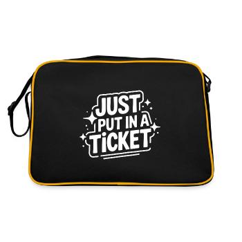 Technical Support Computer - Retro Bag - black/gold - Back
