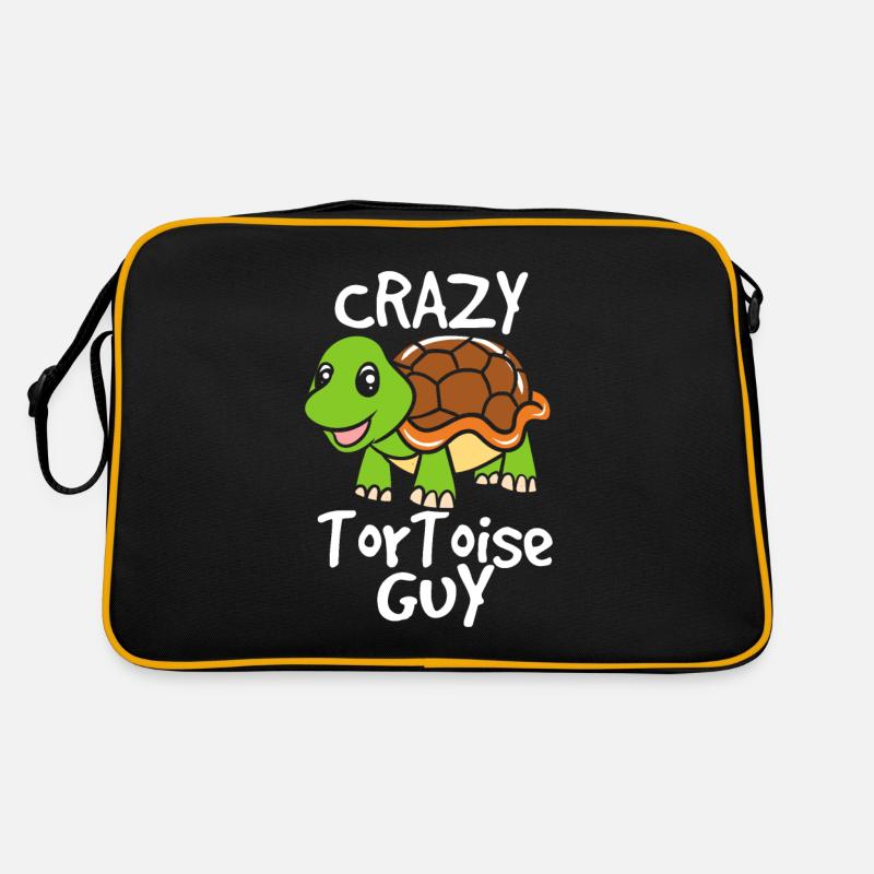 Crazy Tortoise Guy Turtle Breeder Turtle Fan Sac Retro