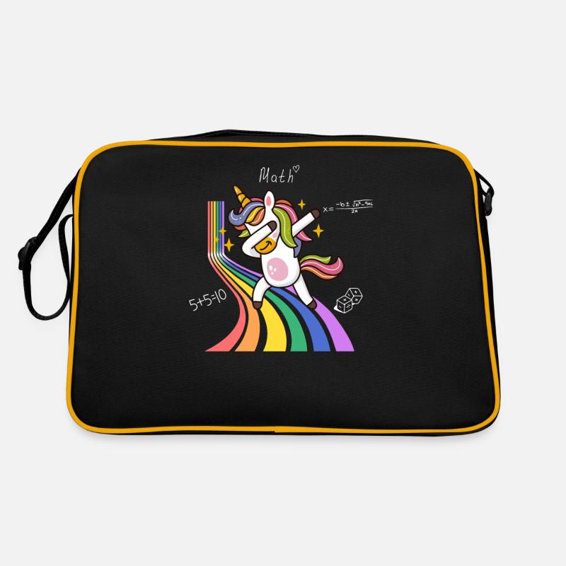 Drôle Licorne Numéro Jour Costume Math Nombres Sac Retro