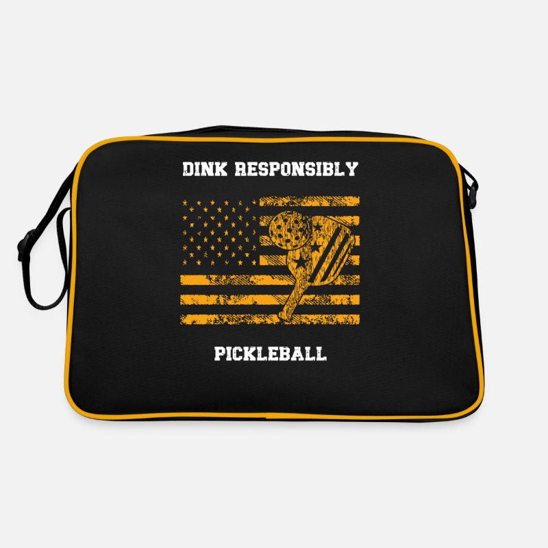 Dink Pickleball responsable Pickleball patriotique Sac Retro