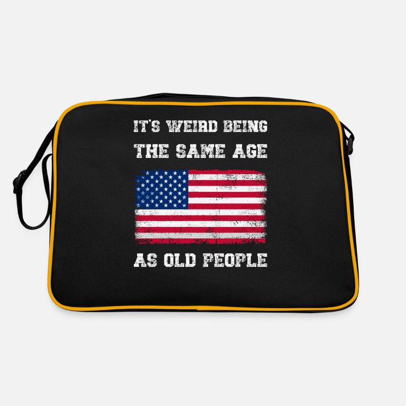 Es ist seltsam, im gleichen Alter wie Old People Retro zu sein Retro Tasche