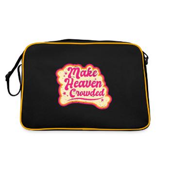 Faites du ciel une Écriture biblique bondée Jésus - Sac Retro - noir/or - Dos