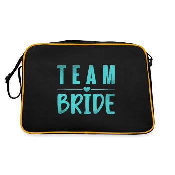 Team Bride - Retro Bag - black/gold - Back