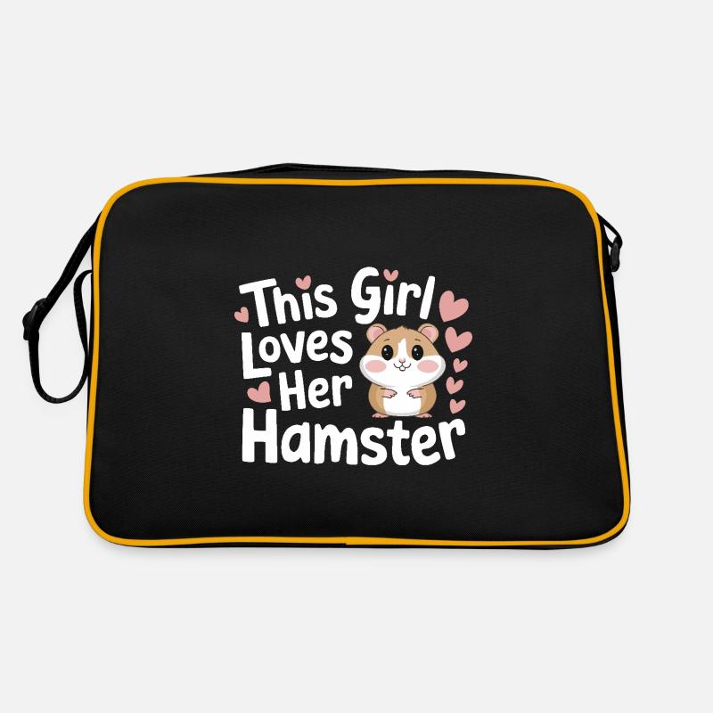 Hamster - Sac Retro - noir/or