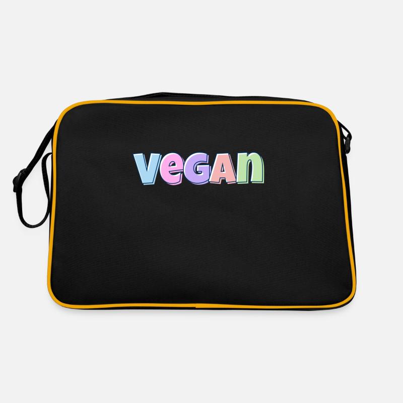 Pastel végétalien Sac Retro