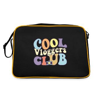 Cool Vloggers Club Social Media Content Creator - Retro Bag - black/gold - Back