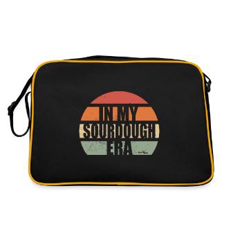 Dans mon ère au levain Home Baker Funny Bread Baking - Sac Retro - noir/or - Dos