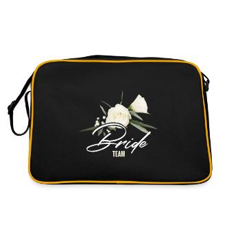 Team Bride - Retro Bag - black/gold - Back