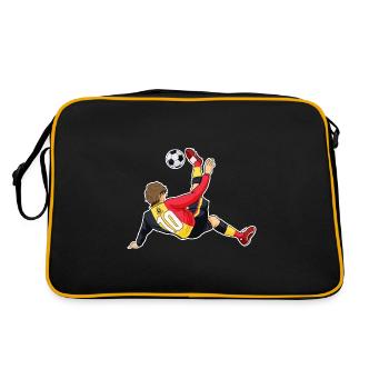 Équipe de Belgique de football I Football Belgique - Sac Retro - noir/or - Dos