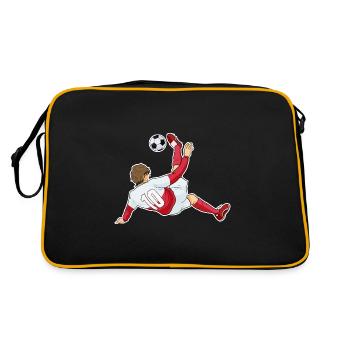 Équipe de Pologne de football I Football Pologne - Sac Retro - noir/or - Dos