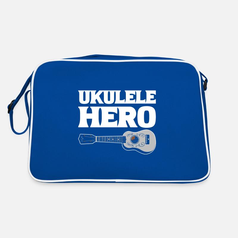 Lustiger Ukelele -Liebhaber Ukelele -Spieler Retro Tasche